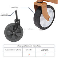 Vente directe d'usine, chariot pliable utilitaire à grande capacité, robuste, avec roues détachables, chariot de camping, utilisation en extérieur