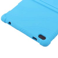 Lenovo Tab 4 8 TB-8504X durumda darbeye dayanıklı silikon Kickstand arka kapak için Lenovo TAB4 8 TB-8504 TB-8504F TB-8504N çocuklar