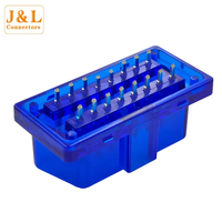 Venta directa precio de fábrica OBDII 2,0 lector de código herramienta de diagnóstico V1.5 conector Universal de coche placa conectores Mezzanine