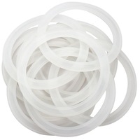 Joints d'étanchéité en Silicone, pour couvercle de pot maçon anti-fuite, 70mm, 2 pièces