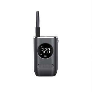 Mini compressore portatile per pneumatici CSI 12V con manometro digitale, monocilindrico per auto, nero - Product Image 1