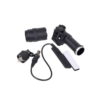 Aluminum Alloy Mini Flashlight High Brightness LED <b>White</b> Light Remote Pressure Switch 20mm <b>Bracket</b> Hunting and Use - Product Image 1