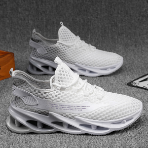 Zapatos Deportivos Casuales para Hombre con Suela Acolchada de EVA, Ligeros, con Cordones, Antideslizantes, con Parte Superior de Tela Resistente al Desgaste para Caminar - Product Image 2