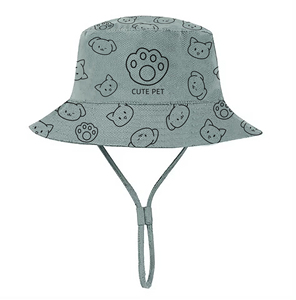 Casquette de pêcheur en maille décontractée pour tout-petits, protection solaire UPF 50+, de haute qualité, fabriquée par un OEM, été, bébé garçon fille, personnalisable - Product Image 1