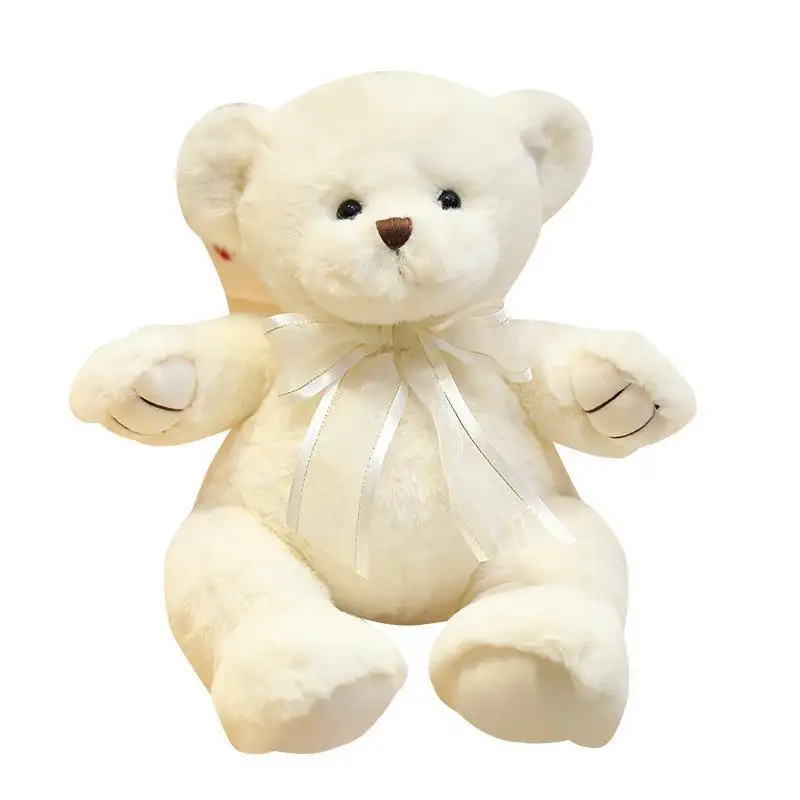 White Angel Wings Teddybär Plüschtiere Geburtstags geschenk für Kinder Freunde schlafen mit Appease Kuscheltier Plüsch Stoff puppen