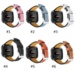 Bracelet de <span class=keywords><strong>montre</strong></span> ODM de remplacement <span class=keywords><strong>en</strong></span> cuir véritable pour <span class=keywords><strong>Fitbit</strong></span> Versa - Product Image 6