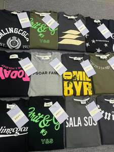 Camiseta de hombre de algodón 300 de 100% g de peso pesado Alta calidad Gran tamañ<span class=keywords><strong>o</strong></span> Overstock Liquidación Venta-Lotes de existencias - Product Image 2