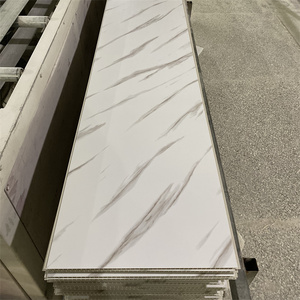 Sonsill hiện đại nghệ thuật PVC Panel tường bóng trần cho phòng ngủ trang trí nội thất giá thấp thiết kế vuông cho khách sạn sử dụng không thấm nước - Product Image 3