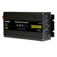 Inverter gelombang sinus murni, 12v 24v 48V 72V DC ke 110v 220v AC 3000Watt ke 6000W Inverter daya tiga fase otomotif