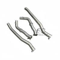 Tuyau d'échappement avant droit en acier inoxydable SS304 pour Porsche Cayenne Turbo GTS 4.0 – Modification sonore, ajustement direct