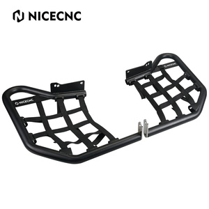 NICECNC para Yamaha <span class=keywords><strong>Raptor</strong></span> <span class=keywords><strong>700</strong></span> 700R, Barras Nerf de Aluminio 2006-2026 <span class=keywords><strong>2008</strong></span>, Reposapiés con Red Protectora, Accesorios para Cuatrimoto ATV - Product Image 1