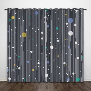 Cortinas Romanas de Lujo al por Mayor, Estilo Europeo, Impresión Digital Personalizada, 100% Poliéster, Estampado Floral, Cortinas Opacas - Product Image 3