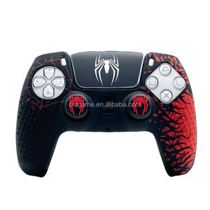 เคสซิลิโคนป้องกันลายแมงมุมสำหรับจอยสติ๊กคอนโทรลเลอร์ PS5 ชุดอุปกรณ์เสริมสำหรับจอยสติ๊กคอนโทรลเลอร์ <span class=keywords><strong>PS4</strong></span> PS5 เคสครอบสำหรับคอนโทรลเลอร์ <span class=keywords><strong>PS4</strong></span> PS5 - Product Image 6