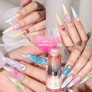 MH Heart Pat Painting Gel Vernis à Ongles Gel Longue Durée Effet Soyeux Dégradé Ombre Baby 24 Couleurs Portable Télescopique Sans HEMA - Product Image 6
