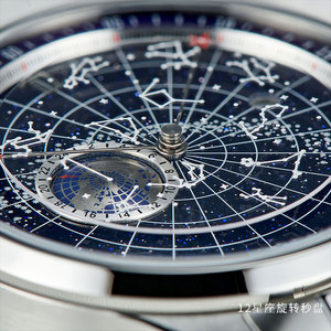 Montre homme originale et unique, mécanique automatique, cadran rotatif 24 heures, calendrier, diamants, bracelet en cuir, fournisseur SM1049 - Product Image 3