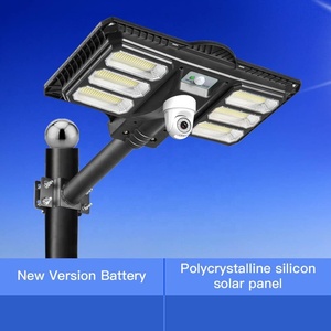 Farola Solar Todo en Uno de 360W con Control Remoto, Impermeable IP65, para Estacionamientos, Patios e Iluminación Solar Inteligente - Product Image 3