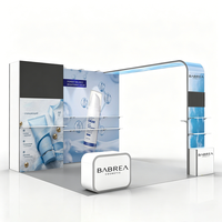 Stand léger et robuste pour salon professionnel 10x10, stand d'exposition en aluminium extrudé pour salons, foires et conventions