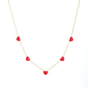 Heart Shaped Gold Plated Stainless Steel Jewelry <b>Set</b> For Women Gift Occasion - Product Image 5