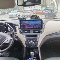 4+64 Go 12,3 16 pouces pour Santa Fe IX45 2013-16 Écran Android Auto Lecteur DVD de voiture Android Navigateurs Radio stéréo
