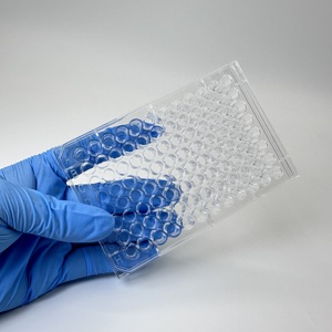 Lab plat mikro sekali pakai 8 strip, dapat dilepas dalam Multi sumur <span class=keywords><strong>PS</strong></span> piring ikat tinggi 96 baik piring <span class=keywords><strong>Elisa</strong></span> - Product Image 1