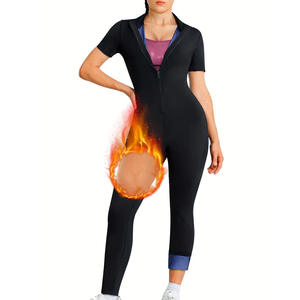 Traje de Sauna de Manga Larga para Mujer, Talla Grande, Transpirable, para Uso Doméstico, Deportivo, Moldeador de Cuerpo - Product Image 3