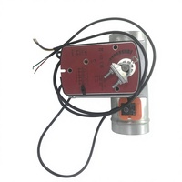 Vanne de régulation de volume en acier galvanisé 24V AC/DC pour CVC avec fonction marche/arrêt flexible pour conduits d'hôtel, compatible avec la conception graphique