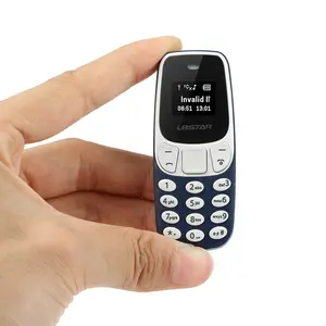 0.66 inç Mini cep telefonu sihirli ses değiştirici süper Mini telefon L8STAR BM10