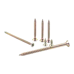 Tornillos de Fijación Galvanizados de Fibrocemento de Alta Resistencia, Tornillos Autorroscantes de Cabeza Avellanada con Ranura Cruzada para Tablero de Madera - Product Image 2