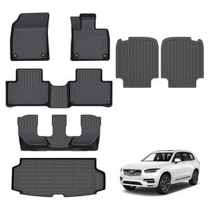 Alfombrillas Personalizadas para Coche, Alfombrillas 3D 5D de TPE para Todo Clima, Alfombrillas para Maletero, Alfombrillas para Camioneta, Alfombrillas para <span class=keywords><strong>Volvo</strong></span> XC90 2016-2024, Volante a la Derecha - Product Image 1