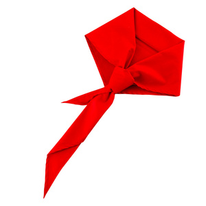 <b>Red</b> <b>Scarf</b> For Primary School Students Cotton Material Large Size Wrinkle Resistant Uniform School Use - Product Image 2