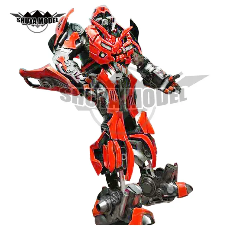 Black Color Metal Shinny Looking Reasitic Walking Megatron Robot Costume