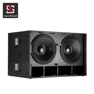 SUB-8006 Subwoofer Attivo/Passivo Doppio da 18 Pollici, Potenza di Uscita 400W, Impedenza 8/4 Ohm, Sistema PA per Concerti all'Aperto in Legno - Product Image 5