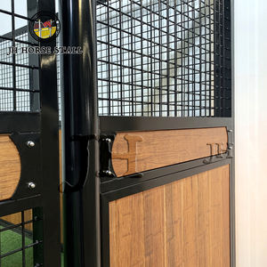סגנון אירופאי סוס יציב מראש מבנה עשוי פלדה רכיבה נוחה סוס stall נוח סוס stall חזית יציבה דלת דלת פאנל - Product Image 4