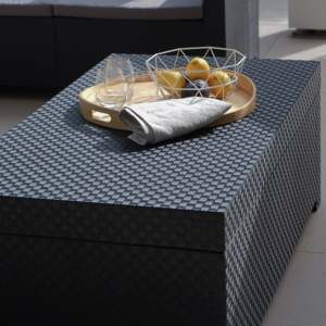 Baule portaoggetti rettangolare multifunzionale ecologico Diva Outdoor in resina per riporre attrezzi, cuscini, utensili per barbecue - Product Image 4