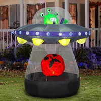 Modèle gonflable d'Ufo de métier de vaisseau spatial de la publicité à extrémité élevé avec des lumières pour la décoration