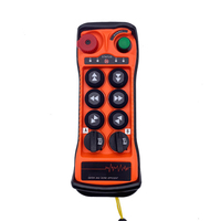 Télécommande sans fil industrielle étanche 24 V à quatre directions pour grue à vitesse unique