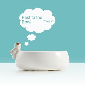 Cerâmica Anti-Knock Gato e Cão Tigela Padrão Sólido Eco <span class=keywords><strong>Pet</strong></span> Food e Beber Tigela de Arroz <span class=keywords><strong>Pet</strong></span> Supplies - Product Image 2