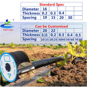 Système d'irrigation goutte à goutte agricole Kit de 1 hectare Robinet de dérivation Ruban goutte à goutte - Product Image 4