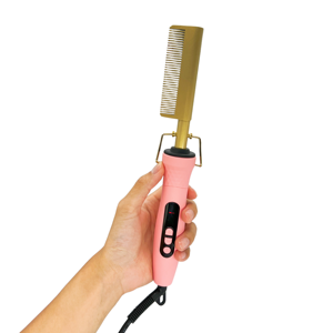 Plancha caliente portátil de 500 grados, plancha de pelo rápida más Popular, rizador de presión, peine caliente eléctrico, hogar privado - Product Image 3