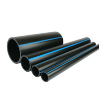 Tuyau minier PE100 HDPE pour le transport de boues de rejet, applications de dragage, haute pression, flexible, résistant à l'usure