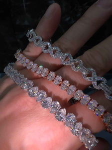 Hot Sale 925 Sterling Silver Diamond <b>Bracelet</b> <b>Cute</b> Bezel Setting Unisex Jewelry for Everyday Wear and Special Occasion - Product Image 5