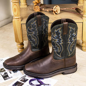 Botas Vaqueras Goodyear <span class=keywords><strong>para</strong></span> <span class=keywords><strong>Hombre</strong></span>, Hechas a Medida en Fábrica, de Cuero Vacuno de Primera Calidad, Diseño Mexicano y Estadounidense - Product Image 3