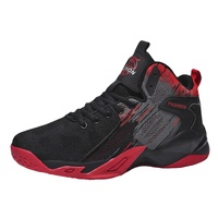 MEIKE Chaussures de sport montantes en tissu extensible, semelle intermédiaire MD, légères, performantes, pour la marche et le basketball, toutes saisons, protection des orteils