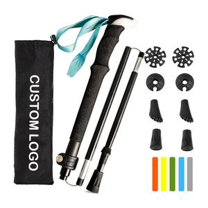Trekking kutup karbon Fiber açık yürüyüş geri çekilebilir yürüyüş sopa <span class=keywords><strong>Nordic</strong></span> tırmanma ayarlanabilir anti-şok dayanıklı 3 bölümler - Product Image 1