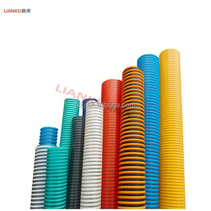 Hogedruk Lichtgewicht Gegolfde Flexibele <span class=keywords><strong>Pvc</strong></span> Zuig Versterkte Slang 1/2-14 Inch Maten Voor Industriële Waterriolering Mijnbouw - Product Image 6