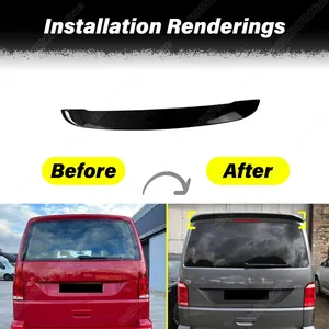 StarNav Pour Transporter T6 & T6.1 2015 2016 2017 2018 2019 Aileron de toit arrière automobile Décoration extérieure Kit carrosserie - Product Image 3