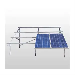 Çin tedarikçinin çift kutuplu zemin çerçevesi güneş montaj tutucu sabit sistem