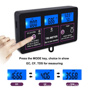 <span class=keywords><strong>PH</strong></span> EC CF TDS ORP TEMP 6 in 1 다중 파라미터 수질 모니터 및 물 및 수경법용 <span class=keywords><strong>pH</strong></span> 미터 - Product Image 2