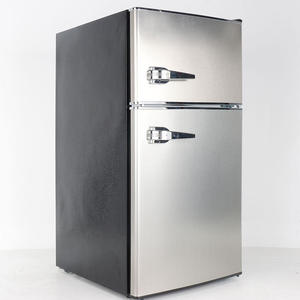Congelador Portátil de Una Puerta de Acero Inoxidable BC-90, Mini Refrigerador para Dormitorio, Enfriador de Bebidas, Uso en Hoteles, Refrigerador Portátil - Product Image 2