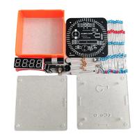 Kit d'horloge électronique DIY numérique Module d'affichage LED numérique Kit d'horloge électronique d'alarme 51 SCM Learning Board 5V